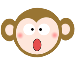 Emoji Ver. Monkeys sticker #10616388