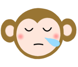 Emoji Ver. Monkeys sticker #10616390