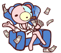 Daily life of a bear ~Adult life~ sticker #10616693