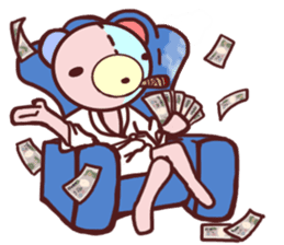 Daily life of a bear ~Adult life~ sticker #10616693