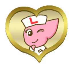 Liver-chan sticker sticker #10616876