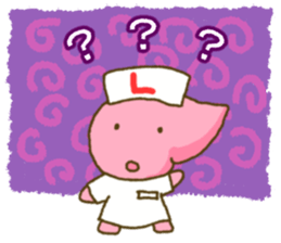 Liver-chan sticker sticker #10616892