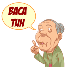 Nenek Gahol sticker #10617442
