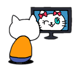 Geek cat vocabulary there is no sticker #10617842