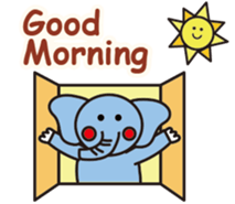 blue elephant version2 sticker #10617888