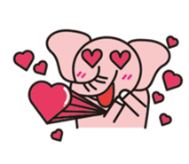 blue elephant version2 sticker #10617896