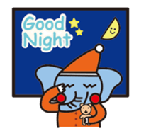 blue elephant version2 sticker #10617911