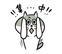Nyanko the cat sticker 2 -work version- sticker #10618342