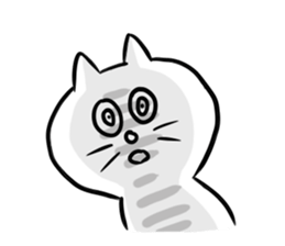 Nyanko the cat sticker 2 -work version- sticker #10618359