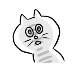 Nyanko the cat sticker 2 -work version- sticker #10618359