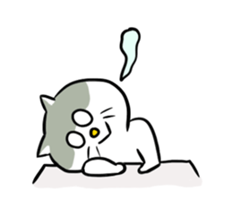 Nyanko the cat sticker 2 -work version- sticker #10618363