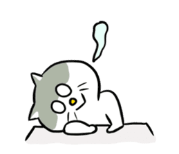 Nyanko the cat sticker 2 -work version- sticker #10618363