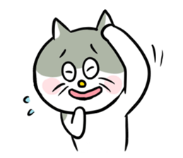 Nyanko the cat sticker 2 -work version- sticker #10618365