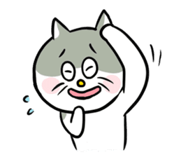 Nyanko the cat sticker 2 -work version- sticker #10618365