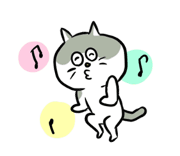 Nyanko the cat sticker 2 -work version- sticker #10618367