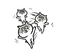 Nyanko the cat sticker 2 -work version- sticker #10618368