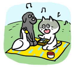 Nyanko the cat sticker 2 -work version- sticker #10618369