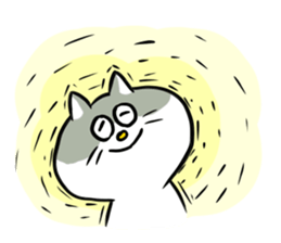 Nyanko the cat sticker 2 -work version- sticker #10618371