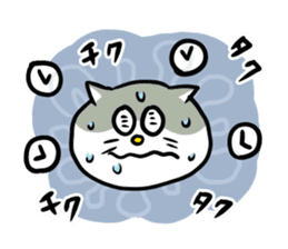 Nyanko the cat sticker 2 -work version- sticker #10618373