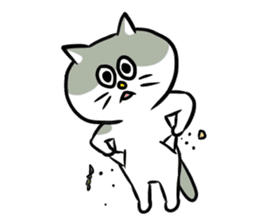 Nyanko the cat sticker 2 -work version- sticker #10618375