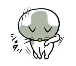 Nyanko the cat sticker 2 -work version- sticker #10618381