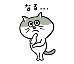 Nyanko the cat sticker 2 -work version- sticker #10618382