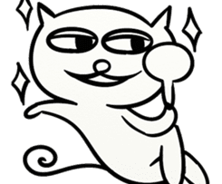 LAZY KITTEN (ENGLISH VERSION) sticker #10618504