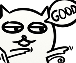 LAZY KITTEN (ENGLISH VERSION) sticker #10618505