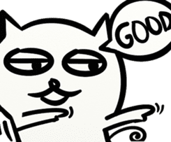 LAZY KITTEN (ENGLISH VERSION) sticker #10618505