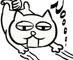 LAZY KITTEN (ENGLISH VERSION) sticker #10618508