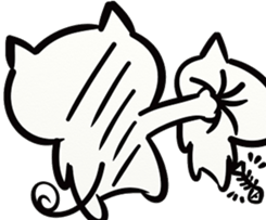 LAZY KITTEN (ENGLISH VERSION) sticker #10618510