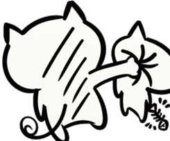 LAZY KITTEN (ENGLISH VERSION) sticker #10618510