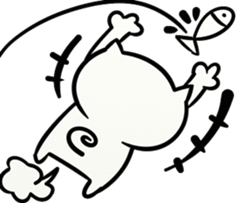 LAZY KITTEN (ENGLISH VERSION) sticker #10618511