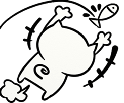 LAZY KITTEN (ENGLISH VERSION) sticker #10618511