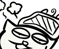 LAZY KITTEN (ENGLISH VERSION) sticker #10618514