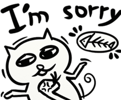 LAZY KITTEN (ENGLISH VERSION) sticker #10618516