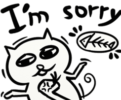 LAZY KITTEN (ENGLISH VERSION) sticker #10618516