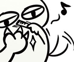 LAZY KITTEN (ENGLISH VERSION) sticker #10618517