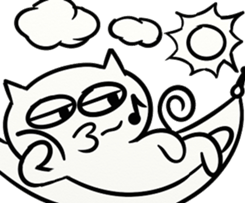 LAZY KITTEN (ENGLISH VERSION) sticker #10618520