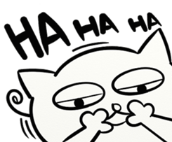 LAZY KITTEN (ENGLISH VERSION) sticker #10618524