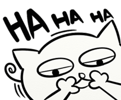 LAZY KITTEN (ENGLISH VERSION) sticker #10618524