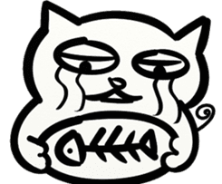 LAZY KITTEN (ENGLISH VERSION) sticker #10618527