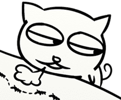 LAZY KITTEN (ENGLISH VERSION) sticker #10618528