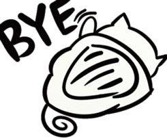 LAZY KITTEN (ENGLISH VERSION) sticker #10618529