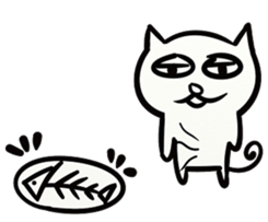 LAZY KITTEN (ENGLISH VERSION) sticker #10618530