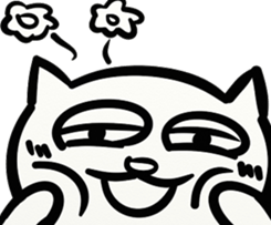 LAZY KITTEN (ENGLISH VERSION) sticker #10618531