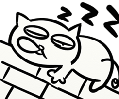 LAZY KITTEN (ENGLISH VERSION) sticker #10618532