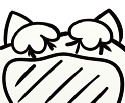LAZY KITTEN (ENGLISH VERSION) sticker #10618534