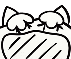 LAZY KITTEN (ENGLISH VERSION) sticker #10618534