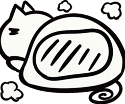 LAZY KITTEN (ENGLISH VERSION) sticker #10618535